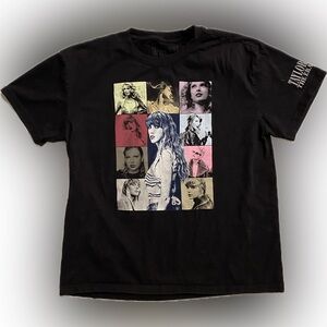 Taylor Swift The Eras Tour T-shirt, size L, color black